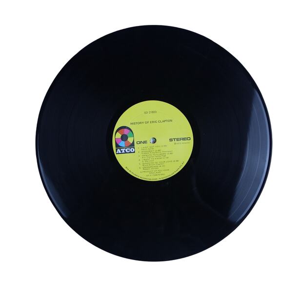 History of Eric Clapton Vinyl Record Album Gatefold ATCO SD2-803 1972 - Picture 2 of 14